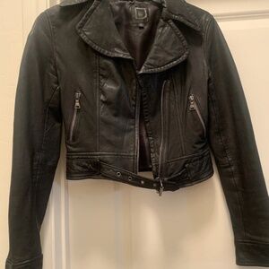 Express Black Leather Jacket